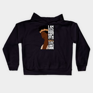 I Don't Care Kids Hoodie